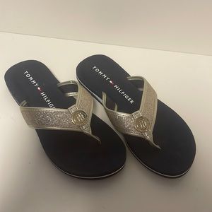 Gold glitter Tommy Hilfiger Sandals
